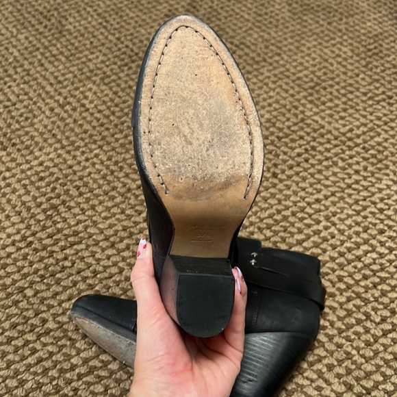 rag & bone Kinsey Distressed Nubuck Ankle Boots 37.5 - Picture 4 of 4